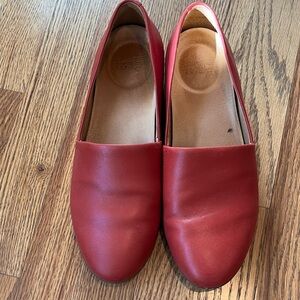 Dansko Women's Cherry Red Flats